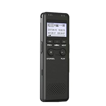 【中古】(未使用品)ボイスレコーダー プロフェッショナルディクタフォン音声はミニデジタルボイスレコーダーペンPCM録音デュアルMICノイズ除去HIFIのMP3を活性化 教