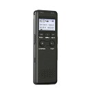 【中古】(未使用品)録音ペン プロフェッショナルディクタフォン音声はミニデジタルボイスレコーダーペンPCM録音デュアルMICノイズ除去HIFIのMP3を活性化 (色 : Blac(2)