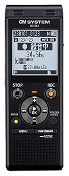 【中古】(未使用品)OM SYSTEM／オリンパス WS-883 BLK 語学学習／講義録音／会議録音／議事録／リニアPCM録音／外部メモリ対応 ブラック