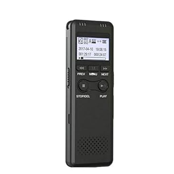 【中古】(未使用品)ボイスレコーダー プロフェッショナルディクタフォン音声はミニデジタルボイスレコーダーペンPCM録音デュアルMICノイズ除去HIFIのMP3を活性化 多
