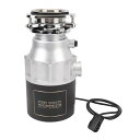 【中古】(非常に良い)3800 RPM ゴミ処理、 生ごみ処理機 過負荷保護機能付き、 コンパクトなステンレス製連続フィード生ごみ処理機 キッチン、家庭用、食器...