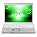 【中古】パナソニック 12.1型ノートPC Let's note レッツノート SV シルバー CF-SV7LDDQR [Office付き・Win10 Pro・...