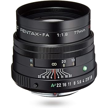【中古】(非常に良い)smc PENTAX-FA 77mmF1.8 Limited ブラック 中望遠単焦点レンズ 27980