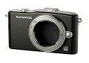 【中古】(良い)OLYMPUS ミラーレス一眼 PEN mini E-PM1 ボディ ブラック E-PM1 BODY BLK