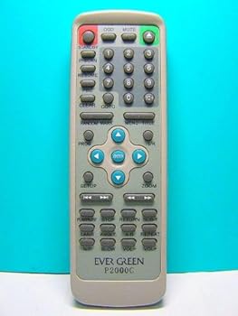 【中古】(非常に良い)エバーグリーン DVDリモコン P2000C