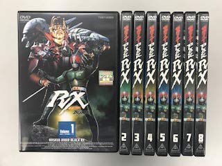 【中古】(非常に良い)仮面ライダーBLACK RX 【レンタル落ち】 「DVD]　全8巻セット【メーカー名】【メーカー型番】【ブランド名】【商品説明】仮面ライダーBLACK RX 【レンタル落ち】 「DVD]　全8巻セット当店では初期不良に限り、商品到着から7日間は返品を 受付けております。お問い合わせ・メールにて不具合詳細をご連絡ください。他モールとの併売品の為、完売の際はキャンセルご連絡させて頂きます。中古品の商品タイトルに「限定」「初回」「保証」「DLコード」などの表記がありましても、特典・付属品・帯・保証等は付いておりません。電子辞書、コンパクトオーディオプレーヤー等のイヤホンは写真にありましても衛生上、基本お付けしておりません。※未使用品は除く品名に【import】【輸入】【北米】【海外】等の国内商品でないと把握できる表記商品について国内のDVDプレイヤー、ゲーム機で稼働しない場合がございます。予めご了承の上、購入ください。掲載と付属品が異なる場合は確認のご連絡をさせて頂きます。 画像はイメージ写真ですので画像の通りではないこともございます。 ご注文からお届けまで 1．ご注文　 　ご注文は24時間受け付けております 2．注文確認 　ご注文後、注文確認メールを送信します 3．在庫確認　　　 　多モールでも併売の為、在庫切れの場合はご連絡させて頂きます。 　 ※中古品は受注後に、再メンテナンス、梱包しますのでお届けまで4〜10営業日程度とお考え下さい。 4．入金確認 　 前払い決済をご選択の場合、ご入金確認後に商品確保・配送手配を致します。 5．出荷 　配送準備が整い次第、出荷致します。配送業者、追跡番号等の詳細をメール送信致します。 6．到着　 　出荷後、1〜3日後に商品が到着します。 　※離島、北海道、九州、沖縄は遅れる場合がございます。予めご了承下さい。 お電話でのお問合せは少人数で運営の為受け付けておりませんので、お問い合わせ・メールにてお願い致します。>★お客様都合によるご注文後のキャンセル・返品はお受けしておりませんのでご了承ください。0