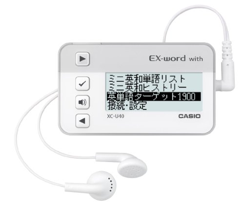Office Supplies - 【中古】(非常に良い)カシオ デジタル単語帳 エクスワード with 高校生モデル XC-U40WE ホワイト