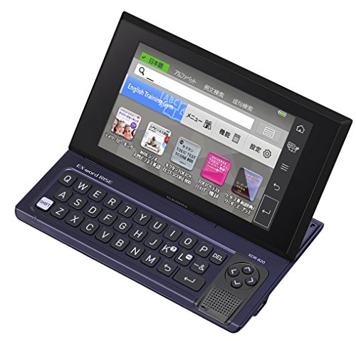 【中古】カシオ デジタル英会話学習機 EX-word RISE XDR-B20BU ブルー コンテンツ120