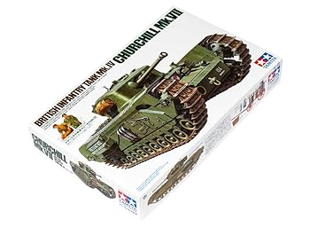 【中古】タミヤ 1／35 ミリタリーミニチュアシリーズ No.210 イギリス陸軍 歩兵戦車 チャーチル Mk.VII..