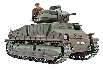【中古】タミヤ 1／35 ミリタリーミニチュアシリーズ No.344 フランス陸軍 中戦車 ソミュア S35 プラモ..