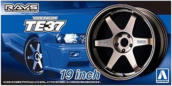 【中古】青島文化教材社 1／24 ザ・チューンドパーツシリーズ No.57 ボルクレーシング TE37 19インチ ..