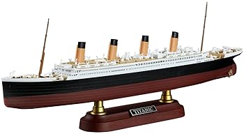 【中古】モンモデル 1／700 豪華客船 タイタニック号 色分け済みプラモデル MPS008 成型色