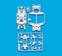【中古】タミヤ ミニ四駆特別企画商品 MS強化シャーシセット (ホワイト) 95246