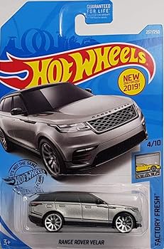 【中古】Hot Wheels 2019 Factory Fresh Range Rover Velar, 237／250 Silver