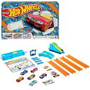【中古】ホットウィール(Hot Wheels) アドベンチャー ギフトセット 【ベーシックカー6台 レール ステッカー入り】 GWN96