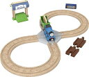 【中古】マテル(MATTEL) きかんしゃトーマス 木製レールシリーズ(Thomas) トーマスのレールセット 【車両電車】【プレイセット】【3才~】【プレゼン...