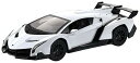 【中古】童友社(DOYUSHA) 2.4GHz 1/24 ランボルギーニ ヴェネーノ 白 電動ラジオコントロール No.866-2425WHITE