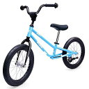 【中古】bicystar 16インチ 子供用バランスバイク 5-8歳用 BMX キッズバイク ペダルなし エアラバータイヤ フットレスト 高さ調節可能 大きな子供 男の子