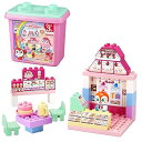 【中古】BlockLabo ブロックラボ アンパンマン ドキンちゃんのおしゃれなおみせブロックバケツ(対象年齢:3歳以上)