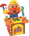【中古】ジョイパレット(JOYPALETTE) アンパンマン たたいて!まわして! トントン大工さん 20 x 27 x 38 cm プラスチック