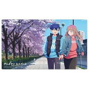 【中古】【公式】グリッドマン ユニバース 描き下ろしラバーマット(蓬&夢芽/桜デート) colleize 公式グッズ 公式ライセンス