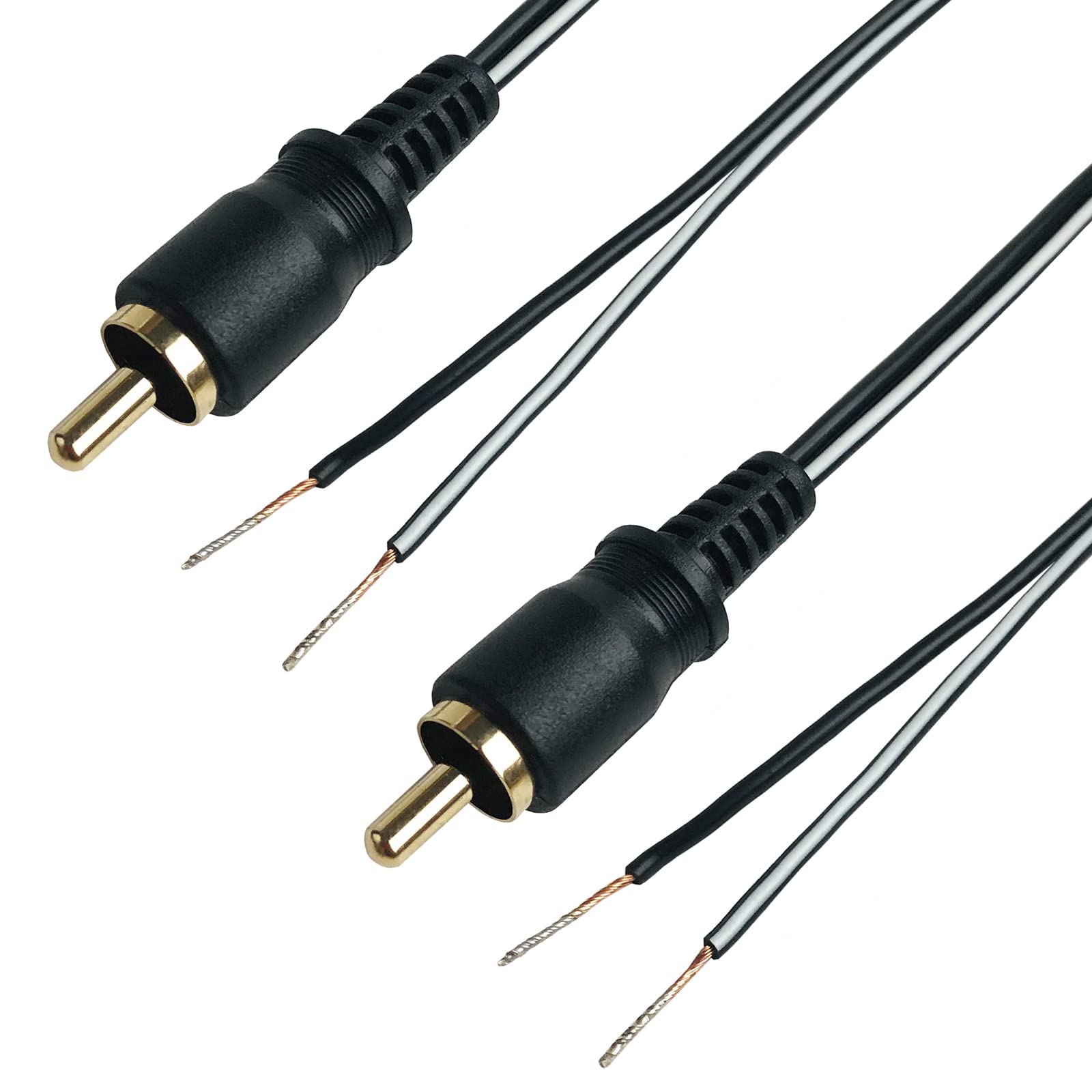 【中古】(非常に良い)F-Factory スピーカーケーブル ピンプラグ−先バラ 5m×2本/C-078