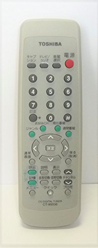【中古】(非常に良い)東芝　CSデジタルチューナー用リモコン　CT-90036　【23306360】　BD／DVD・ビデ..