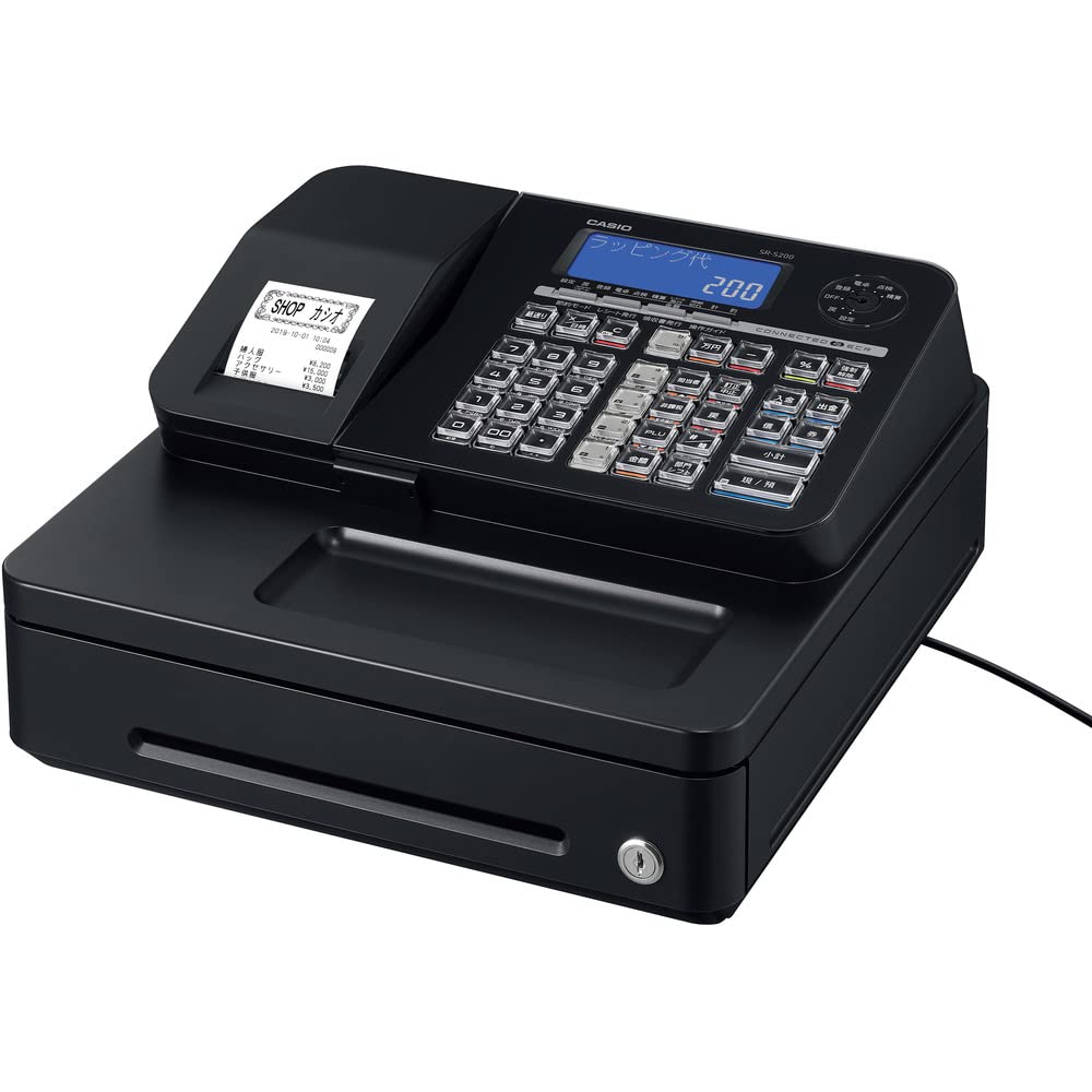 【中古】カシオ レジスター SR-S200-BK