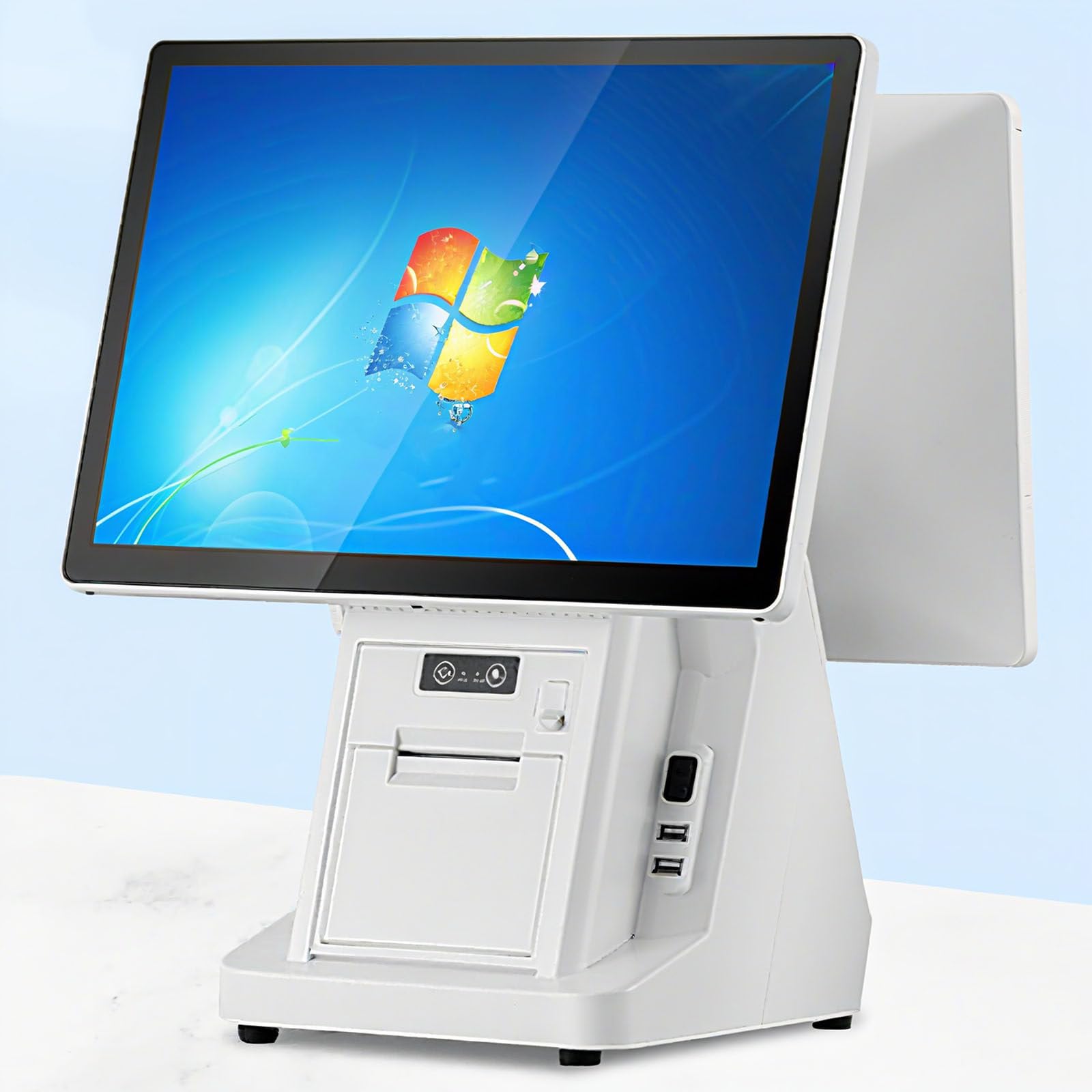 【メーカー名】ZWJABYY【メーカー型番】【ブランド名】ZWJABYY【商品説明】15.6インチデュアルタッチスクリーンオールインワンスマートPOSシステム、58mm内蔵サーマルプリンター、i5 CPU、8GB/128GB、Windows小売用キャッシュレジスター初期不良に関する返品商品到着から7日間以内に初期不良が発生した場合のみ、返品をお受けいたします。お客様都合のキャンセル・返品イメージと異なる、必要でなくなった等の理由によるキャンセル・返品は一切お受けしておりません。付属品に関する確認中古品は基本的に説明書、外箱、ドライバーインストール用CD-ROMは付属しておりません。特にレンタル落ちの商品には、収納BOXや特典類など一切の付属品がないことをご理解ください。また、商品名に「限定」や「保証」と記載があっても、特典や保証、ダウンロードコードは含まれておりません。掲載内容と付属品が異なる場合、受注前に内容確認のメールをお送りいたします。商品画像について掲載されている写真は代表画像です。実際の商品とは異なる場合がありますので、予めご了承ください。中古品の状態中古品はキズや汚れがある場合がありますので、その点をご理解いただける方のみご購入ください。在庫状況について他のモールでも販売しているため、ご注文のタイミングによっては商品がご用意できない場合があります。その場合、キャンセルのご連絡をさせていただきます。お客様には、これらの条件をご理解の上、お買い求めいただけますようお願い申し上げます。ご注文からお届けまで1．ご注文　　ご注文は24時間受け付けております2．注文確認ご注文後、注文確認メールを送信します3．在庫確認　多モールでも併売の為、在庫切れの場合はご連絡させて頂きます。　 ※中古品は受注後に、再メンテナンス、梱包しますのでお届けまで4〜10営業日程度とお考え下さい。4．入金確認　前払い決済をご選択の場合、ご入金確認後に商品確保・配送手配を致します。5．出荷 　配送準備が整い次第、出荷致します。配送業者、追跡番号等の詳細をメール送信致します。6．到着　出荷後、1〜3日後に商品が到着します。※離島、北海道、九州、沖縄は遅れる場合がございます。予めご了承下さい。他モール併売のため、万が一お品切れの場合はキャンセル連絡を致します。電話対応はしておりません。お問い合わせはメールにてお願いいたします。