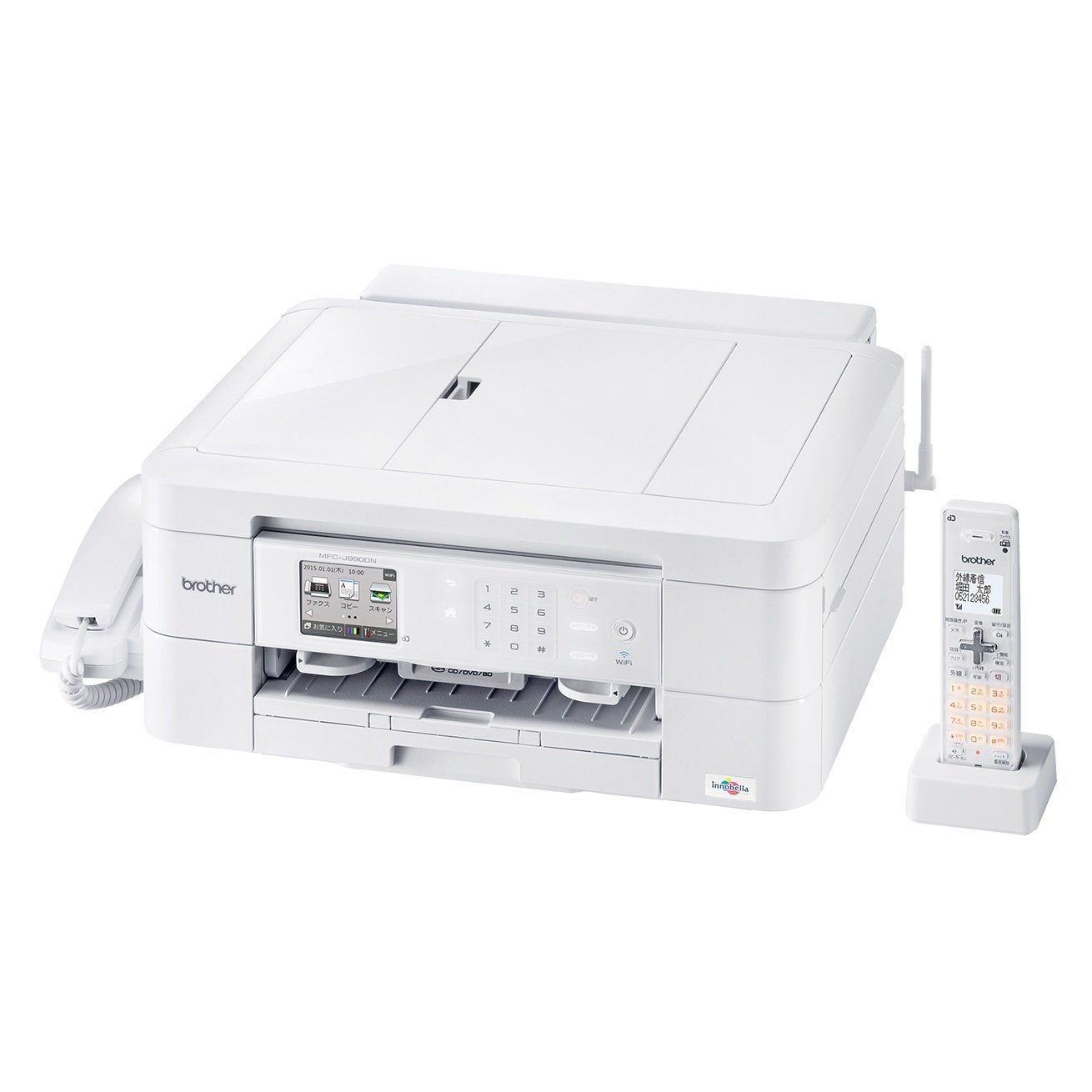 Oa Equipment - 【中古】(非常に良い)brother インクジェットプリンター複合機 PRIVIO MFC-J990DN FAX／子機1台付き