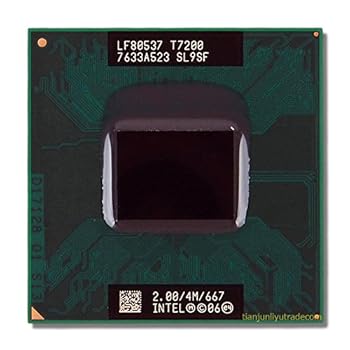 【中古】Intel CPU Pentium モバイル t7200 2.0 GHz fsb667mhz 4 MB fcpga6 Core 2 デュオ トレイ【メーカー名】【メーカー型番】【ブランド名】インテル CPU 【商品説明】Intel CPU Pentium モバイル t7200 2.0 GHz fsb667mhz 4 MB fcpga6 Core 2 デュオ トレイ初期不良に関する返品 商品到着から7日間以内に初期不良が発生した場合のみ、返品をお受けいたします。 お客様都合のキャンセル・返品 イメージと異なる、必要でなくなった等の理由によるキャンセル・返品は一切お受けしておりません。 付属品に関する確認 中古品は基本的に説明書、外箱、ドライバーインストール用CD-ROMは付属しておりません。 特にレンタル落ちの商品には、収納BOXや特典類など一切の付属品がないことをご理解ください。 また、商品名に「限定」や「保証」と記載があっても、特典や保証、ダウンロードコードは含まれておりません。 掲載内容と付属品が異なる場合、受注前に内容確認のメールをお送りいたします。 商品画像について 掲載されている写真は代表画像です。実際の商品とは異なる場合がありますので、予めご了承ください。 中古品の状態 中古品はキズや汚れがある場合がありますので、その点をご理解いただける方のみご購入ください。 在庫状況について 他のモールでも販売しているため、ご注文のタイミングによっては商品がご用意できない場合があります。 その場合、キャンセルのご連絡をさせていただきます。 上記ご理解の上、お買い求めいただけますようお願い申し上げます。 ご注文からお届けまで1．ご注文　　ご注文は24時間受け付けております 2．注文確認ご注文後、注文確認メールを送信します 3．在庫確認　多モールでも併売の為、在庫切れの場合はご連絡させて頂きます。　 ※中古品は受注後に、再メンテナンス、梱包しますのでお届けまで4〜10営業日程度とお考え下さい。 4．入金確認　前払い決済をご選択の場合、ご入金確認後に商品確保・配送手配を致します。 5．出荷 　配送準備が整い次第、出荷致します。配送業者、追跡番号等の詳細をメール送信致します。 6．到着　出荷後、1〜3日後に商品が到着します。 　※離島、北海道、九州、沖縄は遅れる場合がございます。予めご了承下さい。0