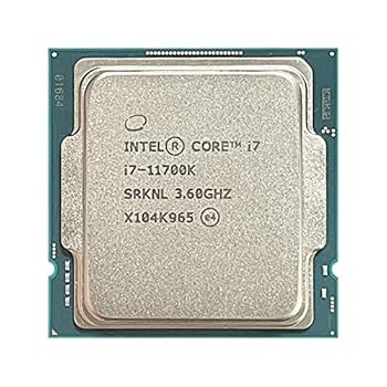 【中古】Intel Core I7-11700K I7 11700K 3.6 GHz 新しい 8 コア 16 スレッド CPU プロセッサー L3 16M 125W LGA 1200