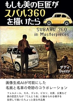 【中古】(非常に良い)もしも美の巨匠がスバル360を描いたら: 名画と名車の奇跡のコラボレーション (もし美)