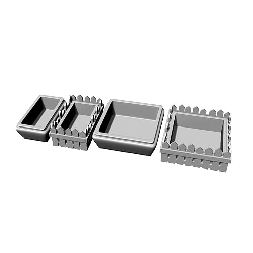 Plastic Model - 【中古】(未使用品)YZT87006B 1／87 HO 鉄道模型 ディスプレイ小道具 フラワーフェンス