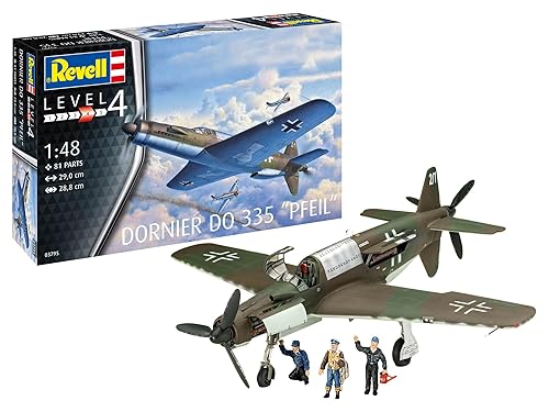 【中古】ドイツレベル 1／48 ドイツ ドルニエ Do335 プファイル プラモデル 03795