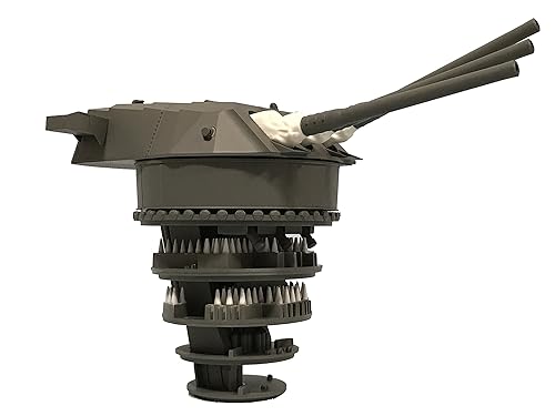 【中古】フジミ模型 1／200 装備品シリーズ No.1 戦艦大和 九四式46センチ3連装主砲塔 色分け済み プラモデル 装備品1