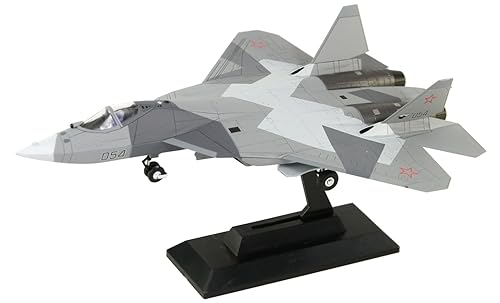 Plastic Model - 【中古】(未使用品)ピットロード(PIT-ROAD) 1／144 SNPシリーズ ロシア 戦闘機 Su-57 塗装済みプラモデル SNP13 (飛行機)