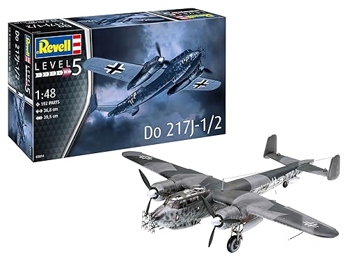 【中古】ドイツレベル 1／48 ドイツ空軍 ドルニエ 217J-1／2 プラモデル 03814