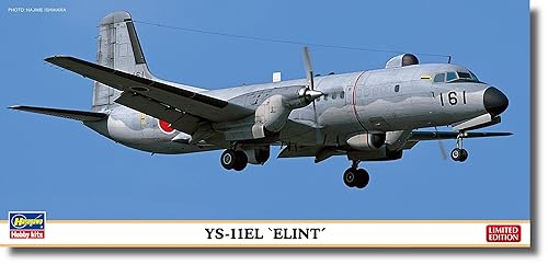 【中古】(非常に良い)ハセガワ 1／144 航空自衛隊 YS-11EL 電子測定機 プラモデル 10858