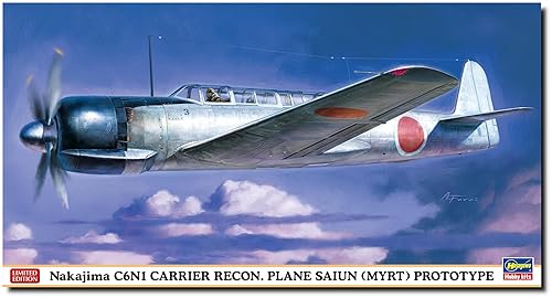 Animation, Comics, Movie, Game - 【中古】ハセガワ 1／48 中島 C6N1 十七試艦上偵察機 試製 彩雲 プラモデル 07528