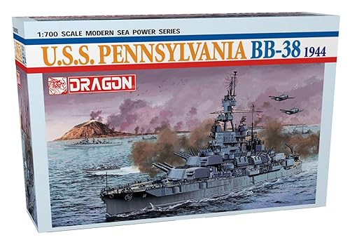 Other - 【中古】(未使用品)プラッツ ドラゴン 1／700 WW2 アメリカ 戦艦 ペンシルバニア BB-38 1944 プラモデル DR7041 (船)