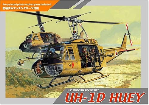 Plastic Model - 【中古】(未使用品)プラッツ ドラゴン 1／35 アメリカ 汎用ヘリ UH-1D ヒューイ プラモデル DR3538 (ヘリコプター)