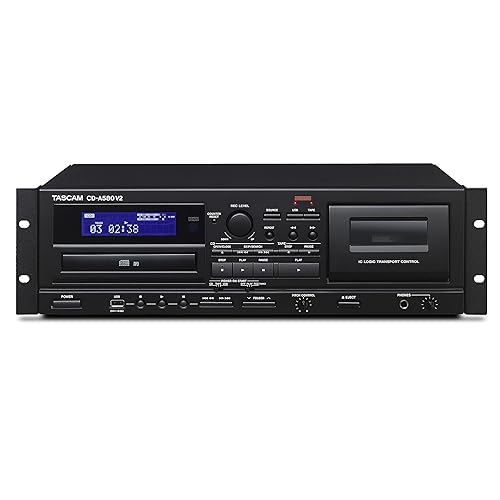 其它 - 【中古】(非常に良い)TASCAM(タスカム) CD-A580 v2 業務用カセットレコーダー CDプレーヤー USBメモリーレコーダー ダビング アーカイブ カラオケ 宴会場 カセットピ