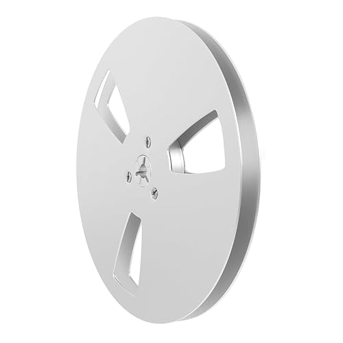 Audio - 【中古】(非常に良い)MOLUCKFU 空 リール オーディオ テープ アルミ 合金 リール 空 リール アルミ リール 小 ハブ オーディオ テープ 空 リール 機械 部品 巻き取り
