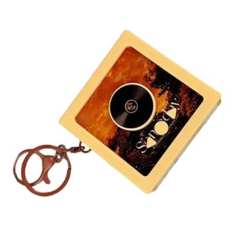 樂天商城 - 【中古】(未使用品)レトロなターンテーブルミュージックプレーヤーキーチェーンミュージックボックス装飾的なデザインが登場し、リラクゼーションアドベンチャーの