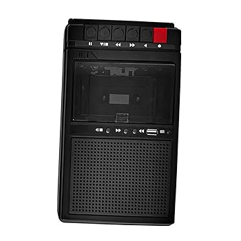 【中古】(非常に良い)MotiveTech カセットプレーヤー 多機能ポケット型 内蔵スピーカー ヘッドホンジャック テープレコーダー 高耐久PP素材 コンパクト構造 持ち運び