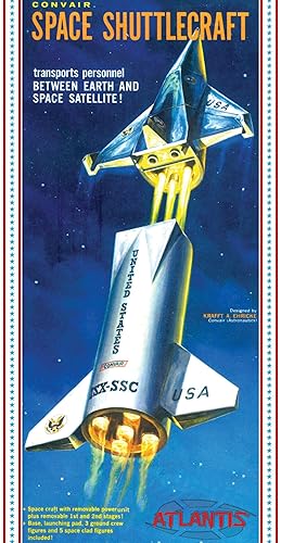 【中古】(非常に良い)アトランティスモデル 1／150 コンベア スペース シャトルクラフト (旧レベル) プラモデル ATLAMCH1828