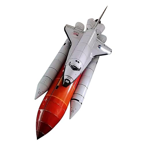 【中古】1／150比例紙ロケット模型スペースシャトルアトランティスモデル宇宙コレクション（未組み立てキット）