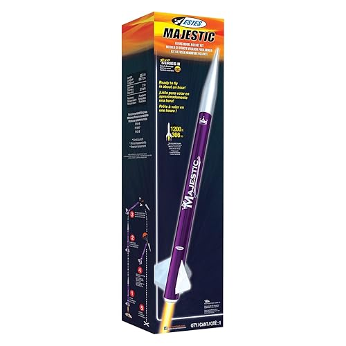 (未使用品)Estes 9707 Majestic ProシリーズII E2X フライングモデルロケットキット