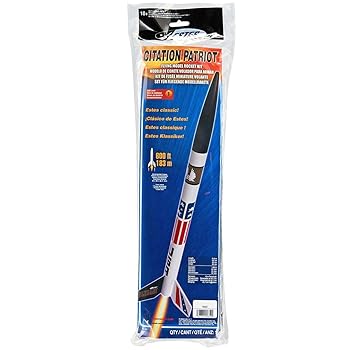 (未使用品)Estes 652 引用 パトリオット フライングモデル ロケットキット 0652 | 中級レベルビルド | 600フィートまで飛ぶ